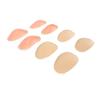 4 Pairs Shoulder Push Up Pads Silicone Sponge Adhesive Breathable Slip Resistance Reusable Shoulder Enhancer
