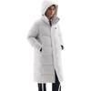 Anta Solid Color Zipper Hooded Comfortable Breathable Long Down Jacket Men Outerwear Sand-Gray 972448902-5