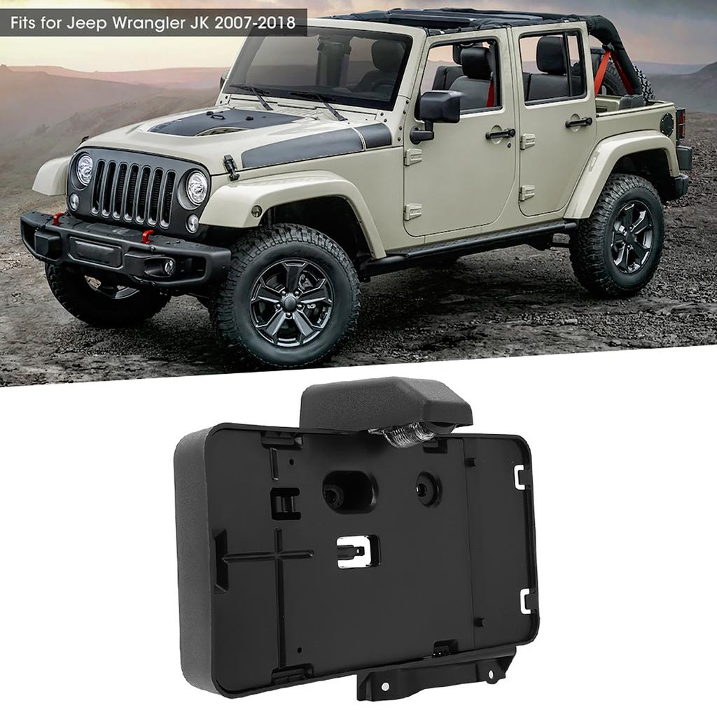 Rear License Plate Mounting Bracket with Light 68048605AA Fits for Jeep Wrangler JK 07-18