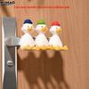 Orso Papera Senza Chiodi Porta Anti-collisione Tappetino Maniglia Porta Stanza Bagno Silicone Tappetino Protettivo Silenzioso Copri Maniglia Porta