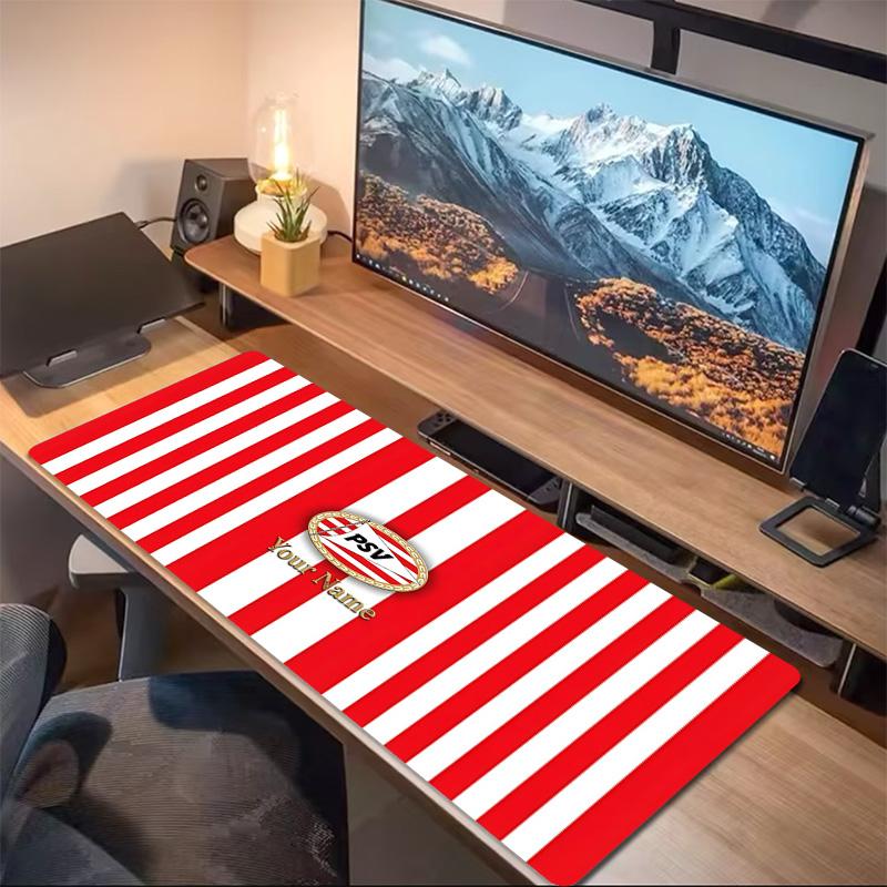 Pheilips Sport Custom Name Large Size Mouse Pad Large Gaming Table Cushion Non-slip Laptop Tablet Big Mousepad XXL Mat Mini PC Playmat With Lock edge