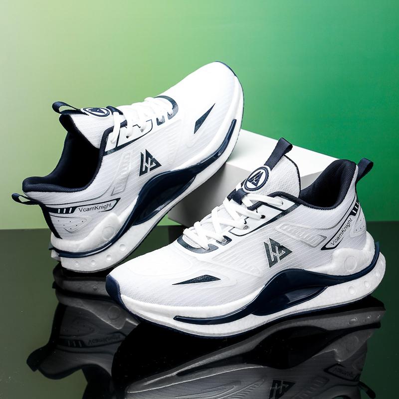 Men's Running Shoes Breathable Man Sports Sneakers Lace Up Comfort Casual Walking Shoes Athletic Training Footwear