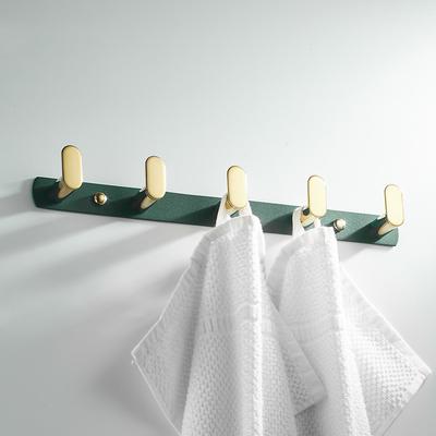 304 Edelstahl Badezimmer Reihenhaken Grün/Gold Toiletten Handtuchhaken Schlafzimmer Zimmer Kleiderhaken Wand Kleiderhaken Badezimmerzubehör