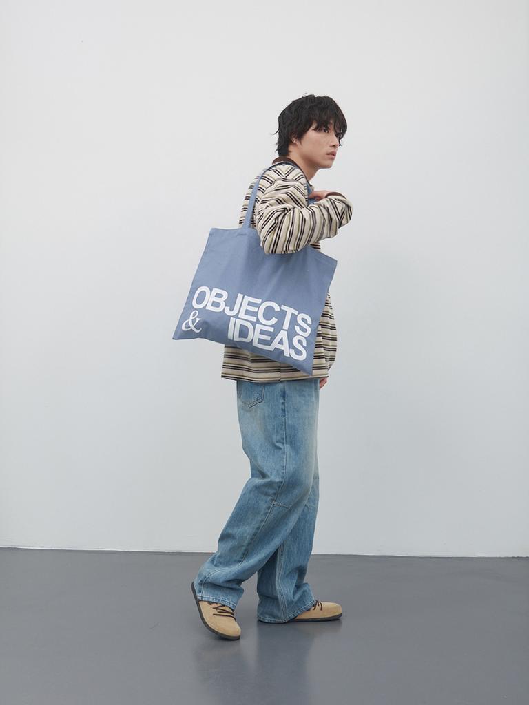 Kijun Men Objects&Ideas Tote Bag Sky Blue