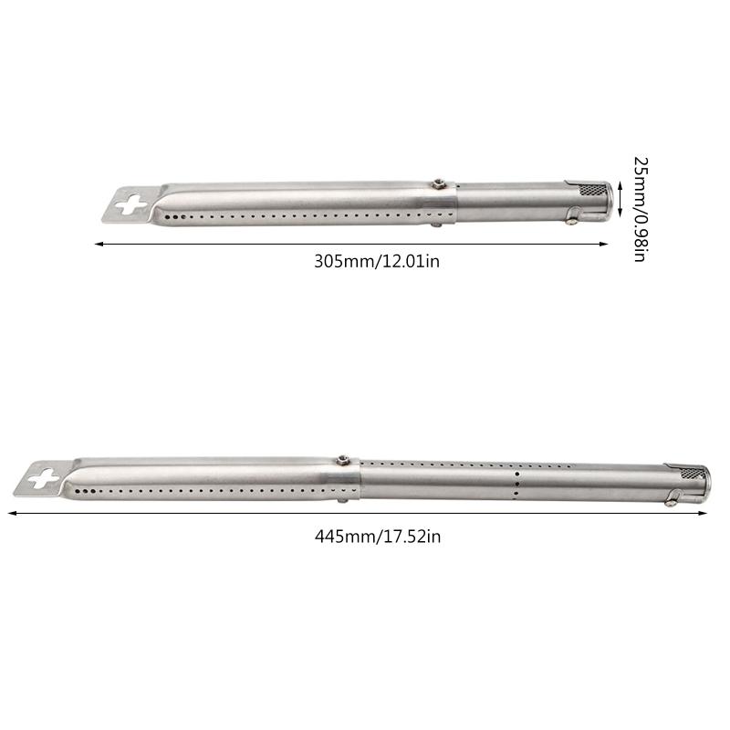 Grill for Burner Tube Pipe Grill Tube BBQ Replacement Spare for Household BBQ Su