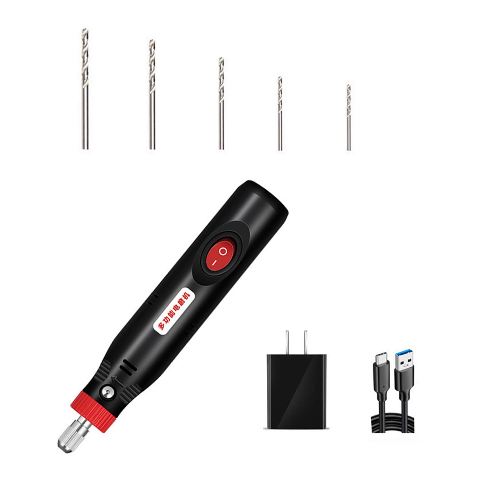 

Compact USB Powered Electric Drill Tool Strong Motor Hole Punching Tool For Resin Horn Crafting Projects