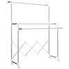 Clothes Drying Rack, Foldable Standing Dryer with 3 Adjustable Rails, Stainless Steel Tower Drying Rack on Wheels, for Indoor and Outdoor