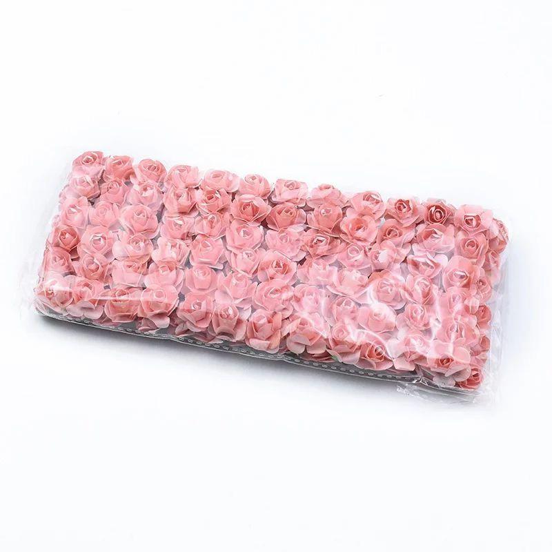 

144pcs Artificial Simulation Paperflower Rose Outdoor UV Protection Festival Garden Bonsai Wreath Wedding Home Diy Box Scrapbook 1PC