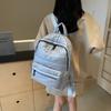 New Popular Cotton Clothes Backpack Women's Casual Versatile Space Cotton Backpack Large Capacity Lightweight Bag