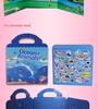 Cross-Border DIY Children's Sticker Activity Book - Early Education & Focus Training with Removable, Reusable Stickers