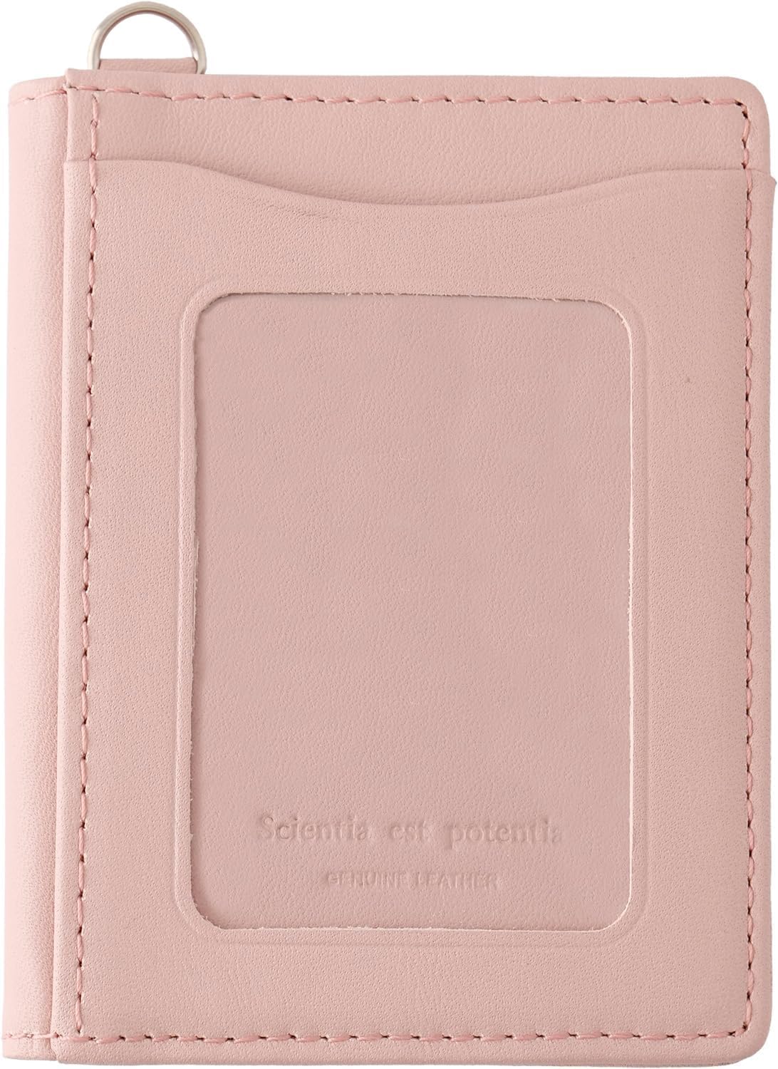 Кошелек для монет Slip-On Noir, светло-розовый (A-NSL-3202), Натуральная кожа, Чехол для карт и пропусков, Кошелек для мелочи