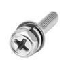 Three-Piece Combo: Pan Head Screw & Cross-Recessed Hex Bolt (M3-M8)