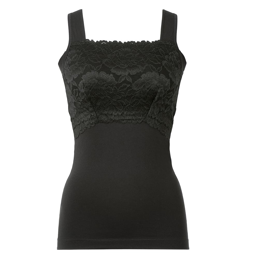 Bradelis New York Wireless Shapewear Bra Happy Bra Size LL Cami, Bust-Up Camisole, 25, Black,