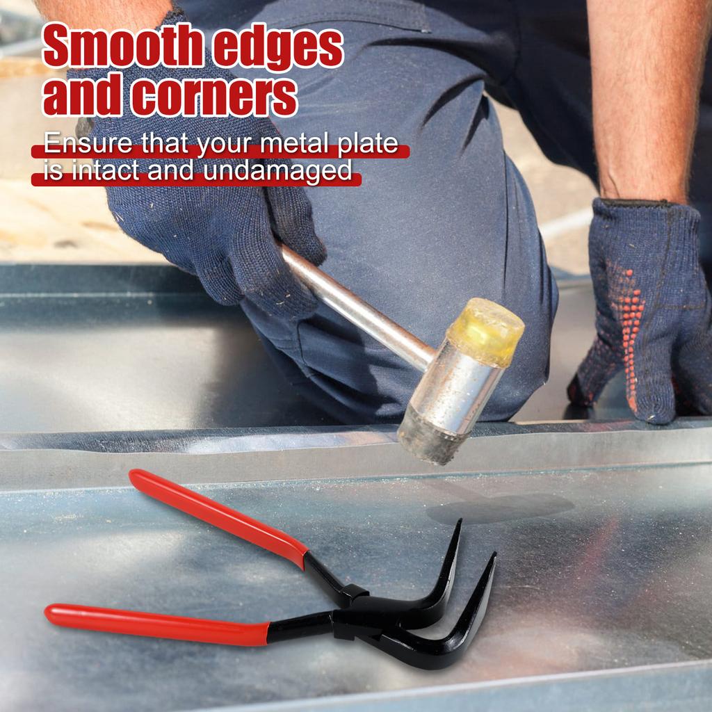 Zaginarki ręczne do blachy metalowej stalowej Wytrzymałe szczypce do gięcia i prostowania metalu Zestaw narzędzi do blachy prosty/45°/90°