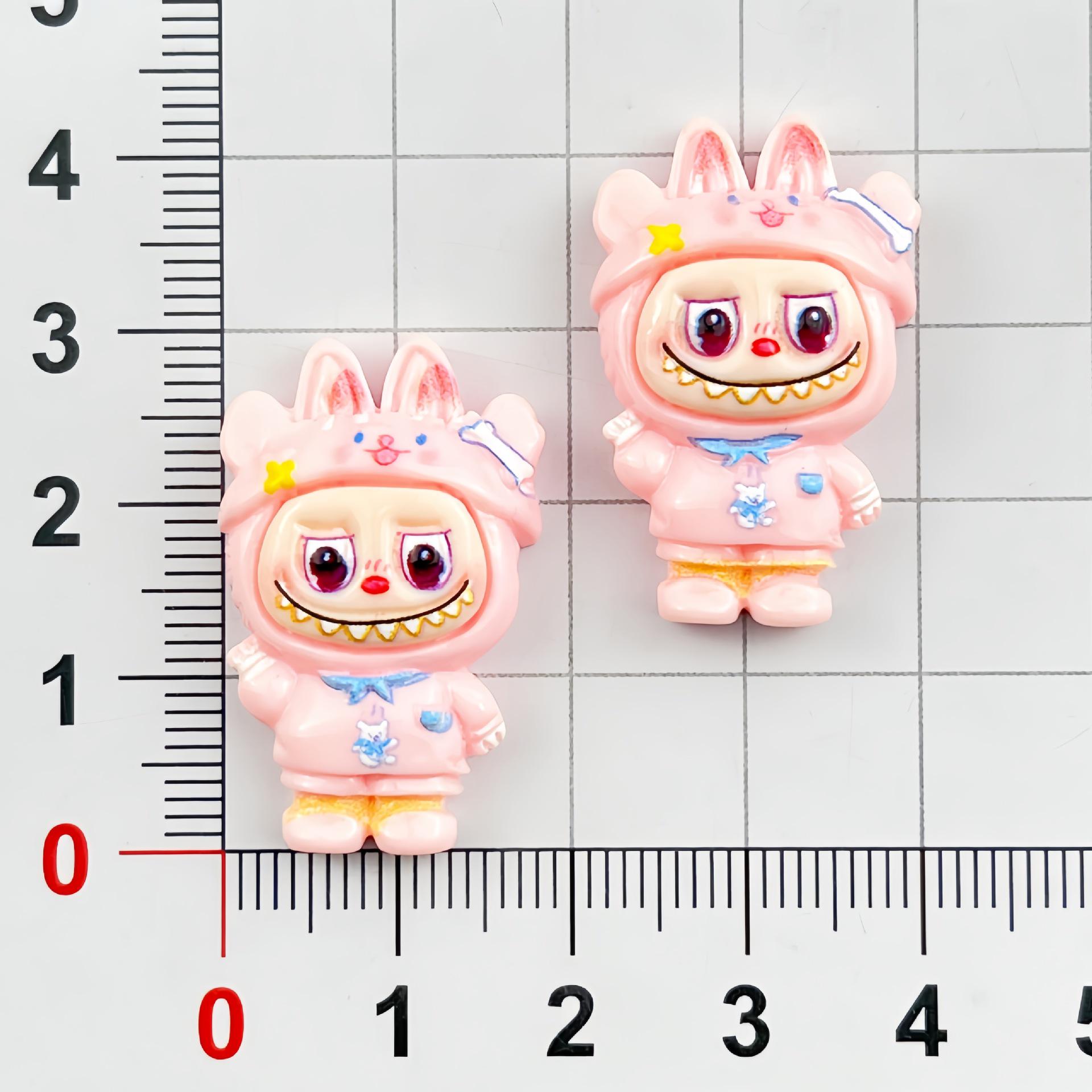 Cute Cartoon Glossy Resin Accessories for DIY Phone Cases and Hair Ties