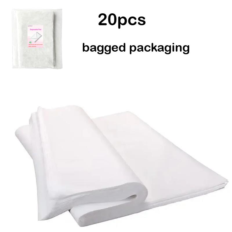 

100PCS Disposable Non-woven Headrest Covers Beauty Cleaning Pads Waterproof Covers Double-layer Tablecloths Spa Pads Cleaning