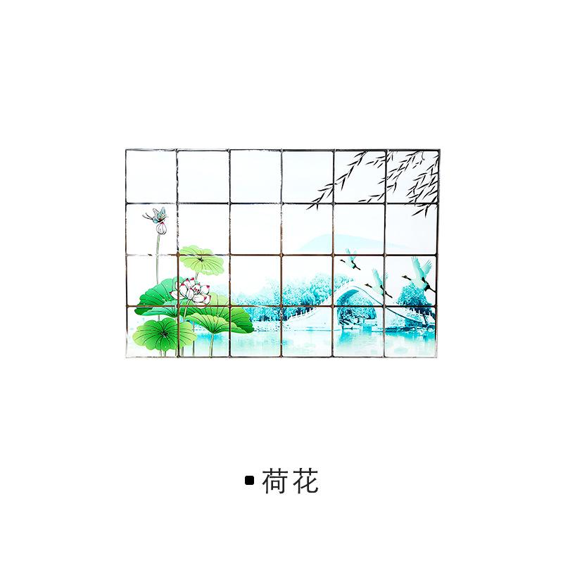 Large Random Color Fashion Kitchen Oil Proof Sticker Jm14