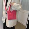 Compact and Chic Mini Tote Bag for Women Corduroy Shoulder Bag Versatile Crossbody Handbag  White