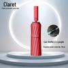 Bone Automatic Windproof Large Umbrella with UV Protection, Reversible for Sun and Rain.