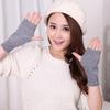 New Arrivals Open Run Knit Fingerless Gloves With Holes Layered Winter