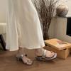 Women's French retro high-quality non-slip wear-resistant sandals new comfortable multifunctional anti-odor slippers