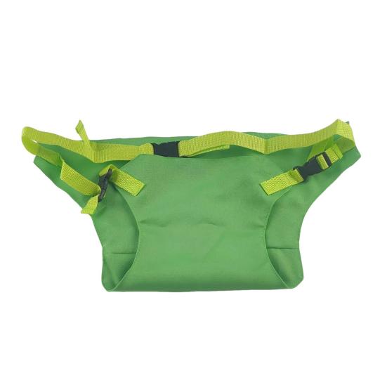 

Baby High Chair Harness Adjustable Children s Dining Chair Safety Belt Portable Feeding Safety Belt Foldable Booster Belt for Activities Travel зелёный