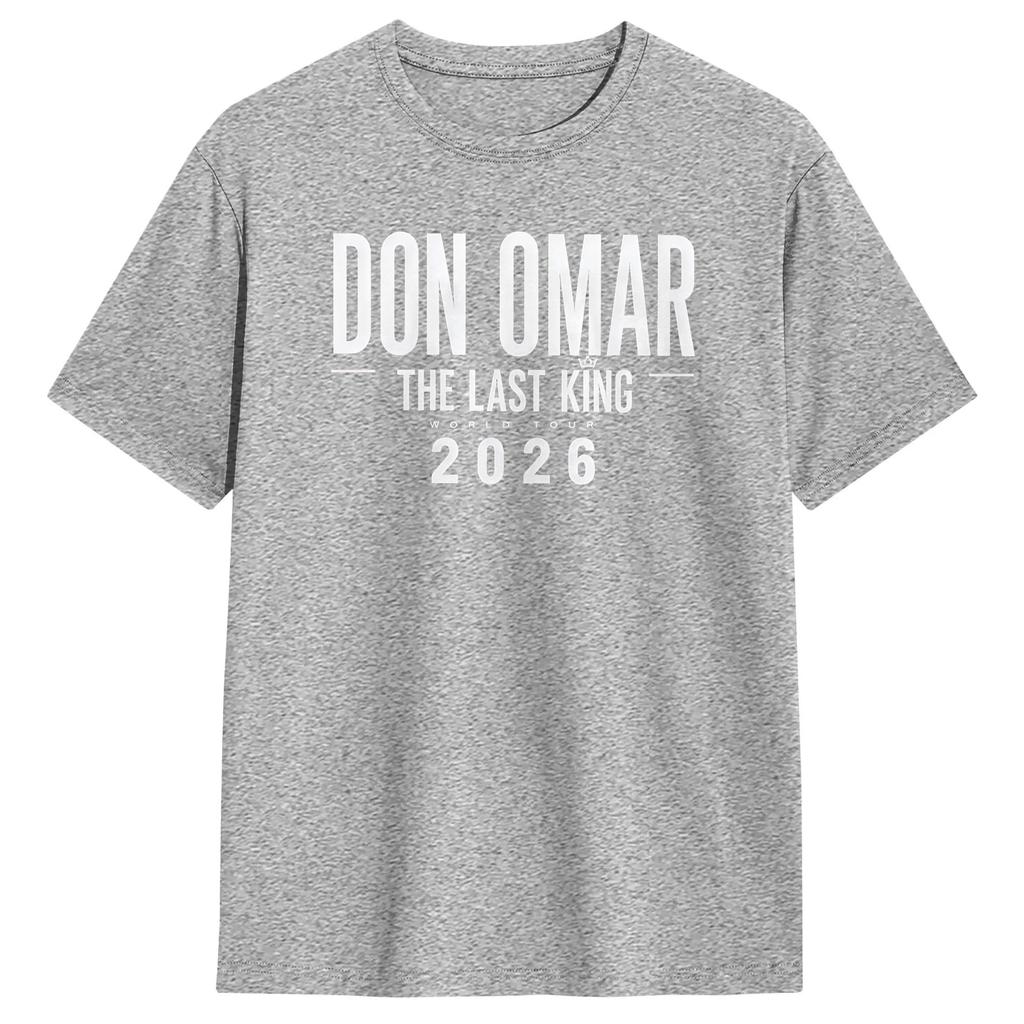 Magliette Rapper Don Omar Per Unisex Divertenti Cotone Maglietta Girocollo Manica Corta Taglie Forti