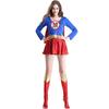 Women's Plus Size S-XXL Superman Halloween Cosplay Costume - Sexy Hero Game Uniform for Party Performance