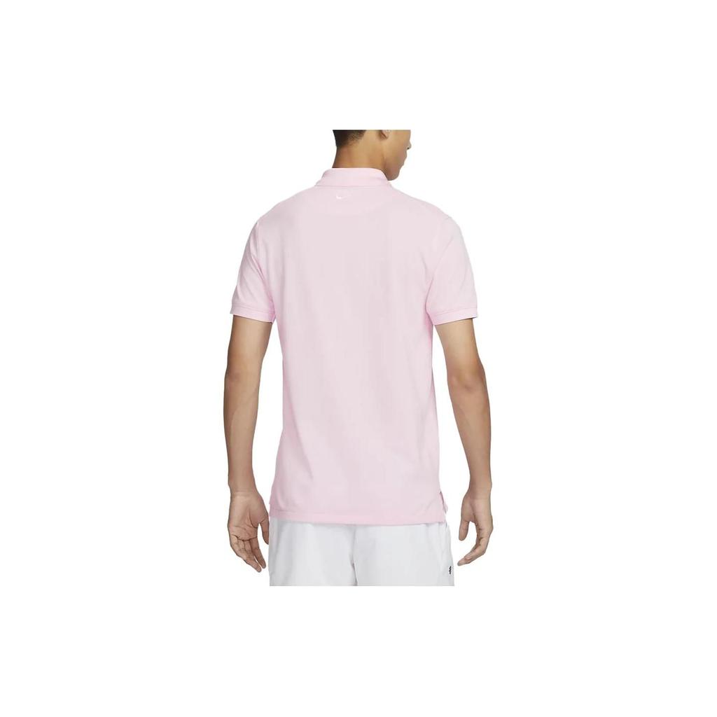 Nike Solid Color Quick-Dry Slim-Fit Polo Shirt Men Tops Foam-Pink DA4380-663