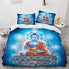 3D Buddha Print Bedding Set Meditation Duvet Covers With Pillow Cover Case Home Decor Bed Clothes Double Queen King Size