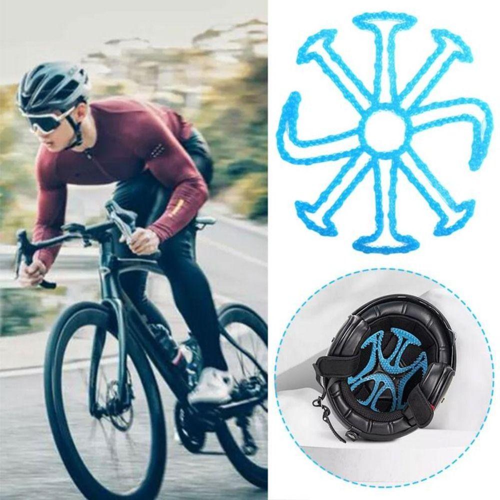 Flexible Bikes Head Cover Silicone Pad Inserts Mats Liner Cycling Head Cover  Helmet Accessories