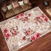 European Pastoral Style Carpets Living Room Flower Home Carpet Non-slip Bedroom Decorative Rugs Washable Entrance Door Mat