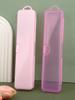 Organisateur de pinceaux de maquillage portable, crayon à sourcils, vaisselle, baguettes, transparent avec couvercle, boîte de rangement, accessoires de cuisine