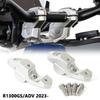Motorcycle Accessories For BMW R 1300 GS Adventure R1300GS R1300gs 2023-2025 Handlebar Riser Bar Mount Handle Clamp Silver