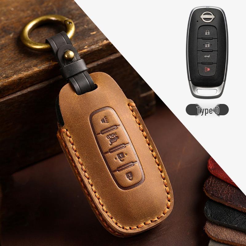 Nissan Key Case: Compatible with 23 Models Including Teana, Ariya, Sylphy, X-Trail, Tiida, Qashqai, and Kicks