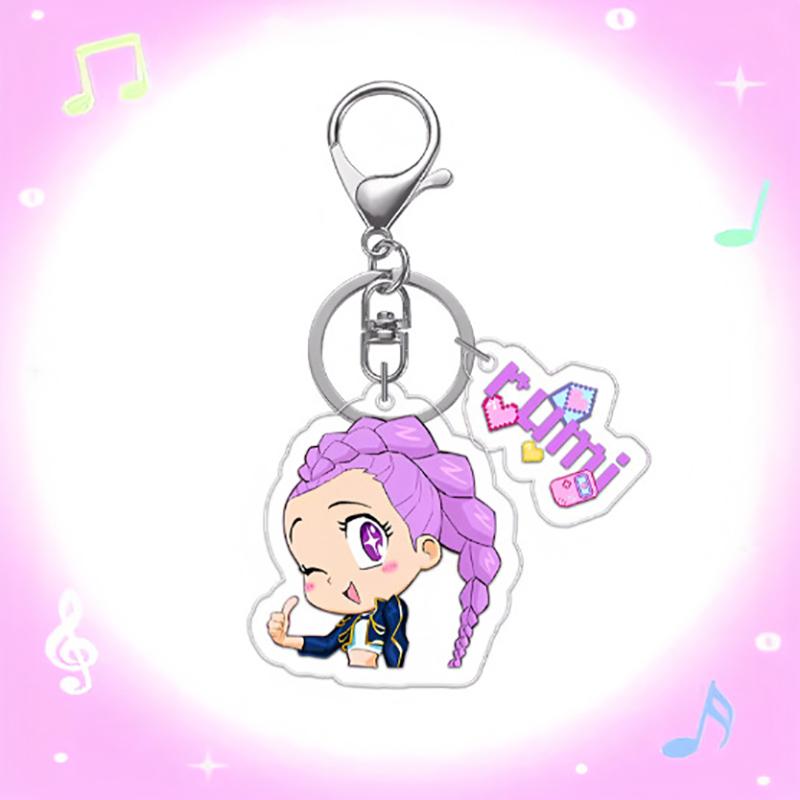 Schlüsselanhänger Koreanischer Anime Cartoon Schlüsselanhänger Partygeschenke Schlüsselanhänger K-Pop Figur Klassiker Schlüsselanhänger Rucksack Anhänger Schlüsselanhänger