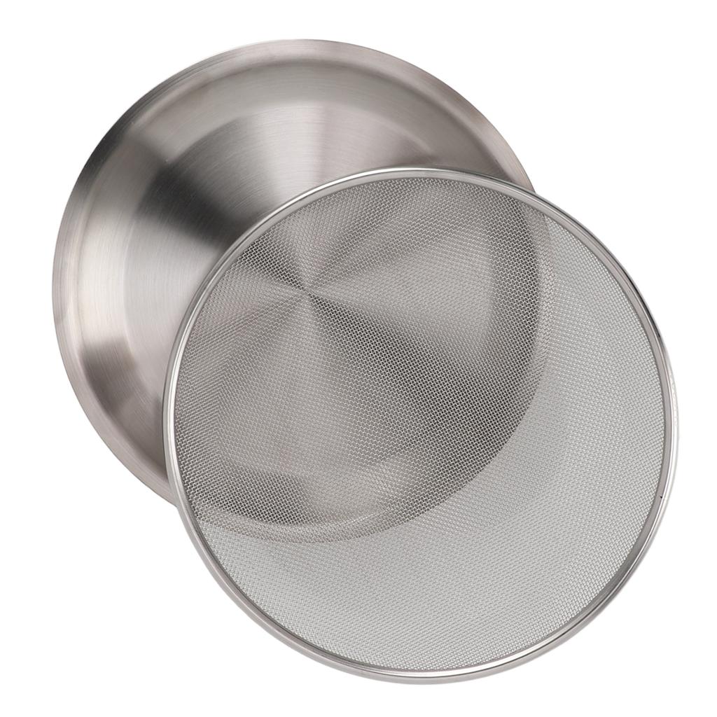 304 Stainless Steel Colander Bowl Set Large Capacity Versatile Stainless Steel Colander Bowl for Home Kitchen Fine Mesh