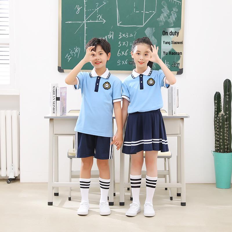 2023 Sommer Schuluniform Set für Kinder: Kindergarten-Abschlussoutfit für Jungen und Mädchen