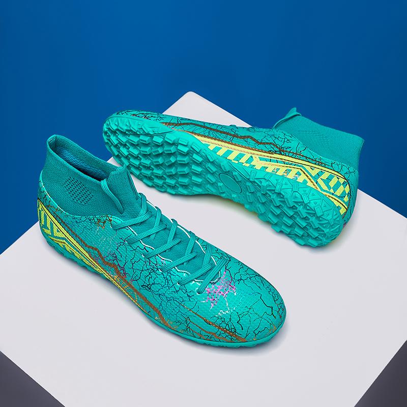 Fashion 35-47 Unisex Football Boots High-size Football Shoes Short Nail Game Training Shoes Children Football Boots