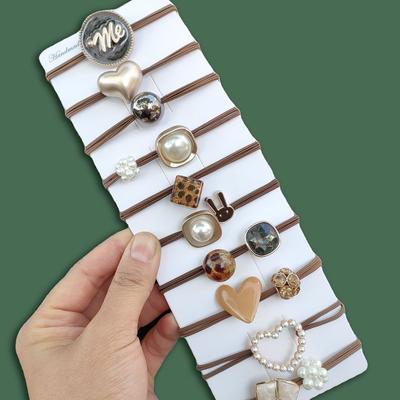 Daily Pretty Ponytail Hair Bands 10-Piece Set Pain-Free Hair Bands Ponytail Hair Band Set