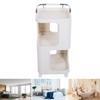 Rolling Utility Cart with Handle Multi Functional Storage Trolley for   Living Room Movable Storage   with Wheels