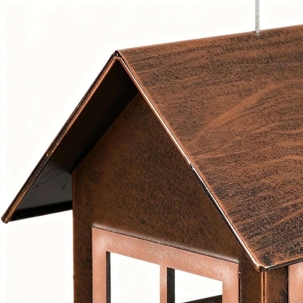 Bird Feeder House Large Capacity Birdwatching Feeding Station Birdhouses Feeder For Outside For Cockatiels Finches Lovebirds