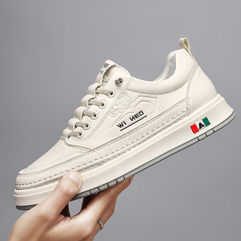 Autumn new men s shoes high-quality casual board shoes leather casual sports shoes 39