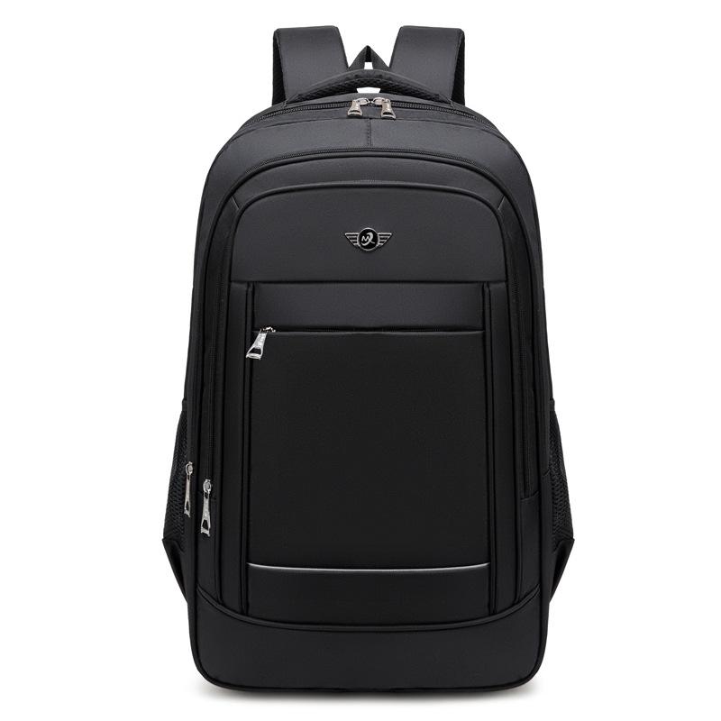 Computer bag fashion business travel backpack solid color large capacity casual versatile backpack