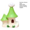 Mini House Micro Landscape Accessory Resin Miniature House Figurine Fairy Garden Ornament for Bonsai Terrarium Crafts