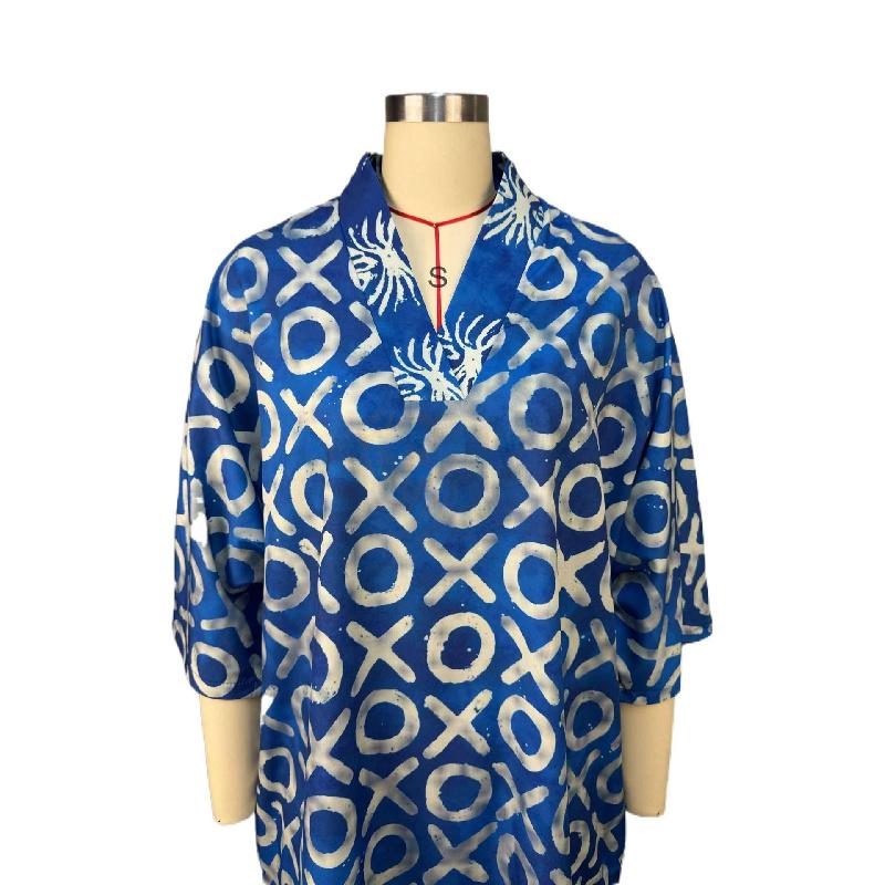 2026 Summer New Sweet and Fresh Printed V-neck Batwing Sleeve High-Waisted Straight Pants Set