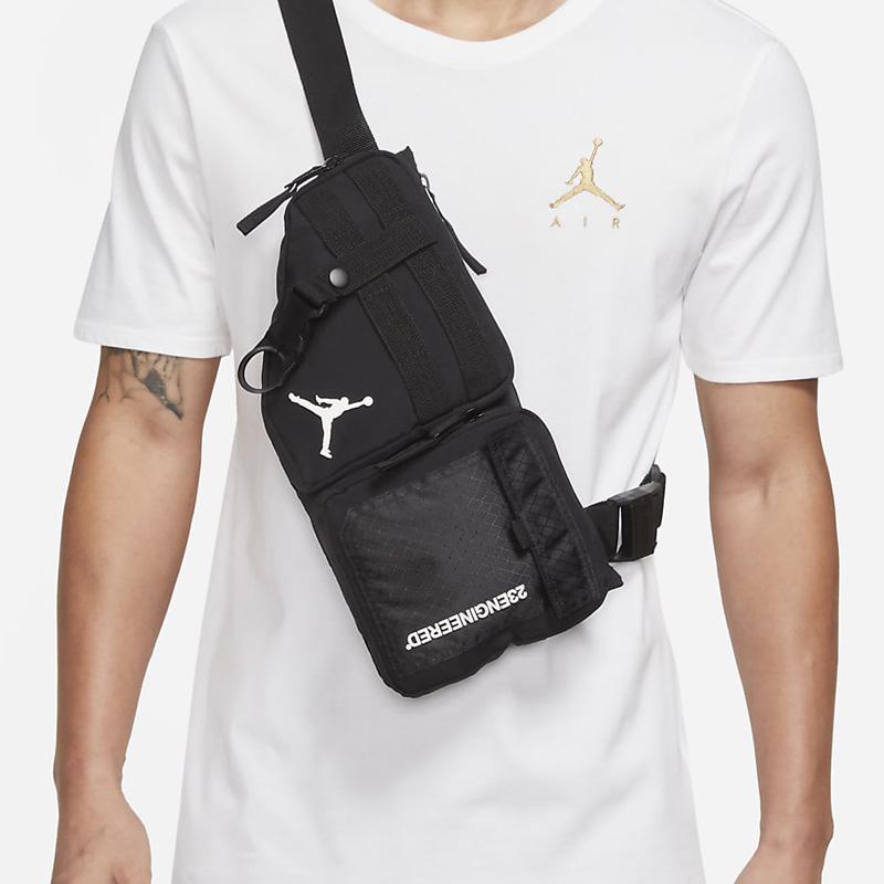 Jordan Polyurethane Crossbody Bag, Sling Bag, Fanny Pack Regular Unisex Black Jordan DQ8726-010
