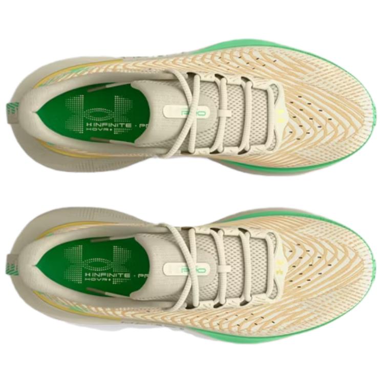 Under Armour HOVR Infinite Pro Etched In Stone Women Sneakers Cream Ivory-Dune Brownstone 3027334-100