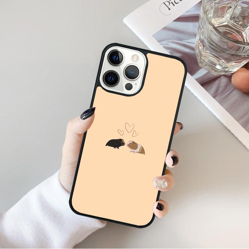 

Guinea Pig Hamster Cute Phone Case Cover For iPhone 17 Air 16 15 14 plus 12 13 pro max coque Shell Fundas iPhone 13pro max