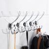 Design Of Hanging Stainless Steel Hangers With Wall Mounted Clothes Hats Hooks